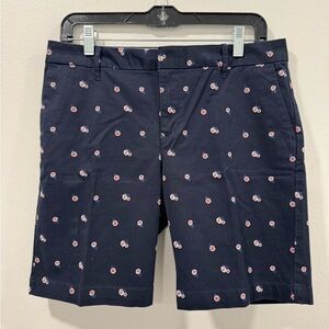 Tommy Hilfiger Women’s Navy Shorts with Floral Patterns